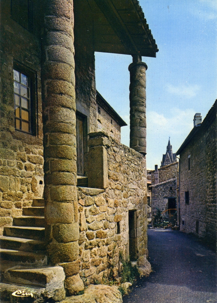 Maison dites des Fromages, du XVI° (carte postale de 1990) - Quintenas