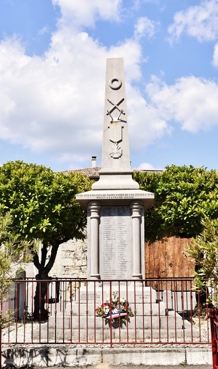 Monument-aux-Morts - Saint-André-de-Cruzières