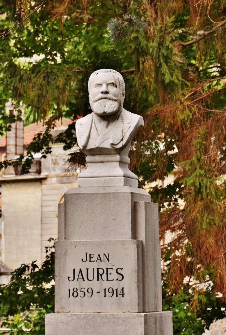 Buste de Jean Jaures - Vals-les-Bains