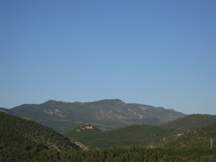 Vue quotidienne de la terrasse... - Aubres