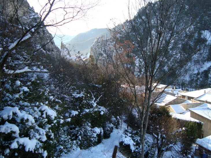 Barbières sous la neige