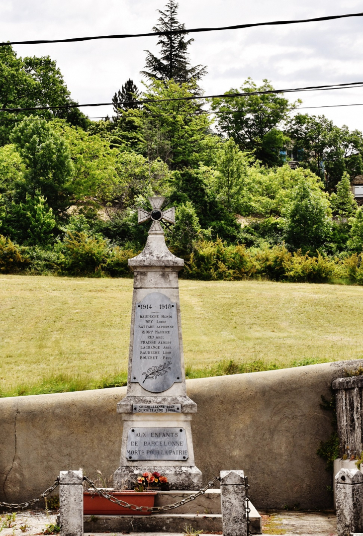 Monument-aux-Morts - Barcelonne