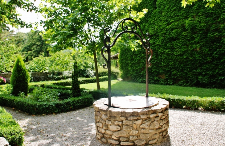 Les Jardins de l'Abbaye de Bonlieu-sur-Roubion( le puits )