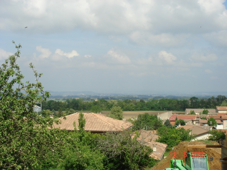 Vue valle du rhone dès centre ville - Charpey