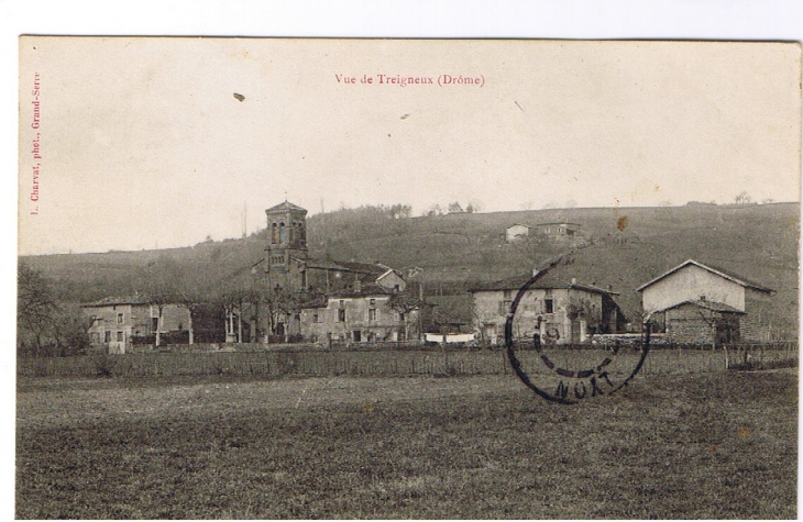 LE HAMEAU DE TREIGNEUX  EN 1920 - Hauterives