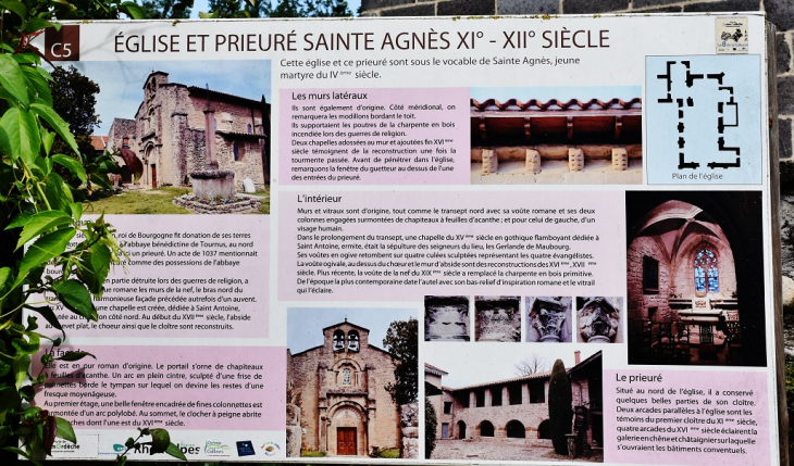 <<-église St Agnes - La Motte-de-Galaure