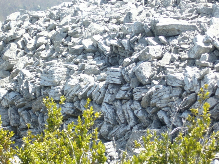 Détail des ruines du chateau Ferrand - Le Chaffal