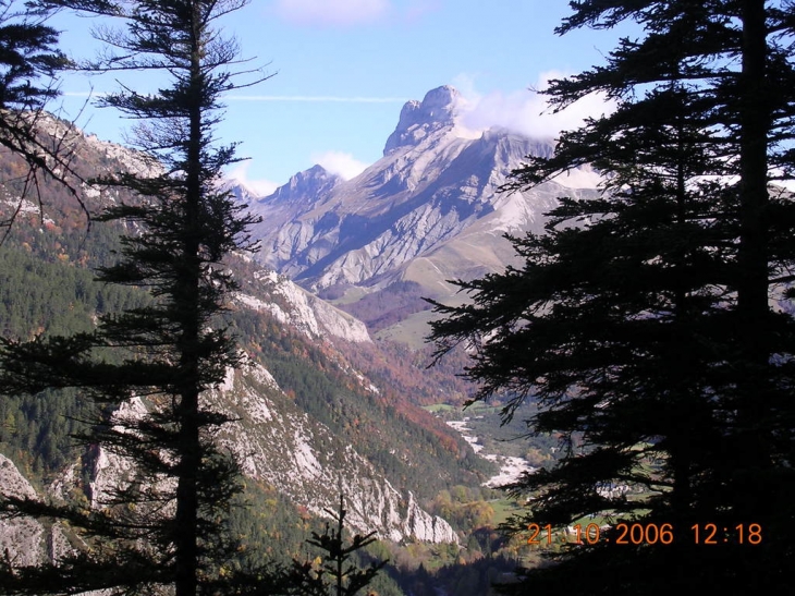 Le grand ferrand vu depuis le fleyrard - Lus-la-Croix-Haute