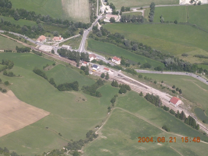 Vue hélico du hameau 