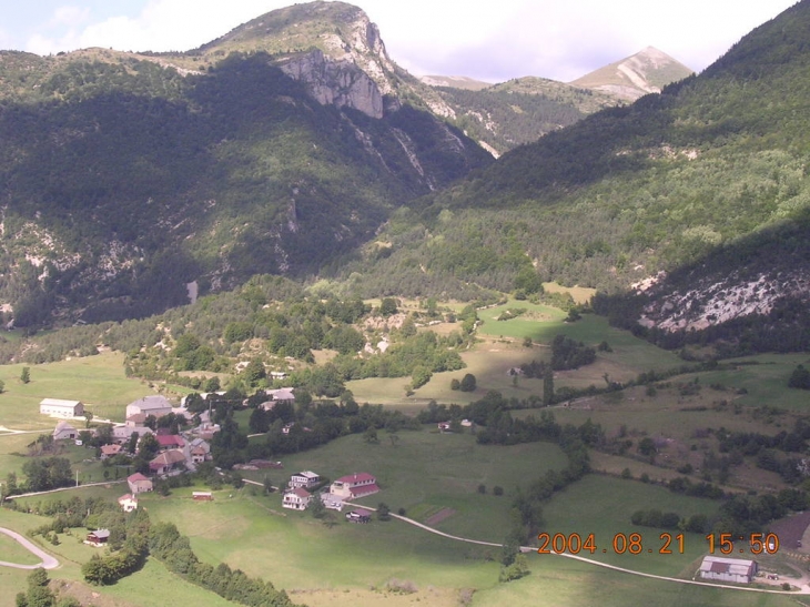 Vue hélico du hameau 