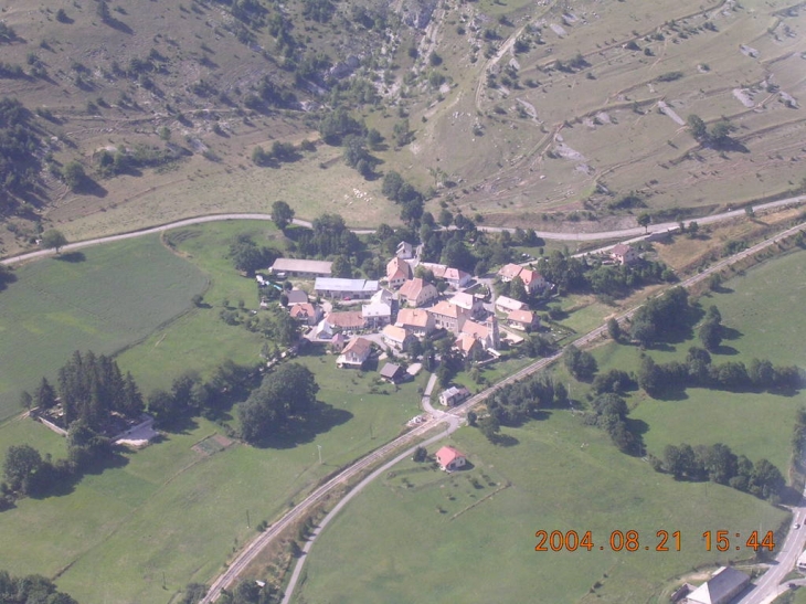 Vue hélico du hameau 