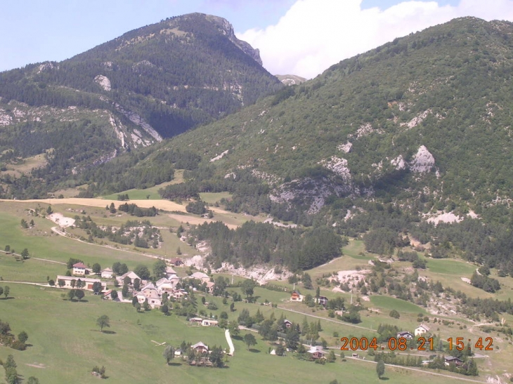 Vue hélico du hameau 