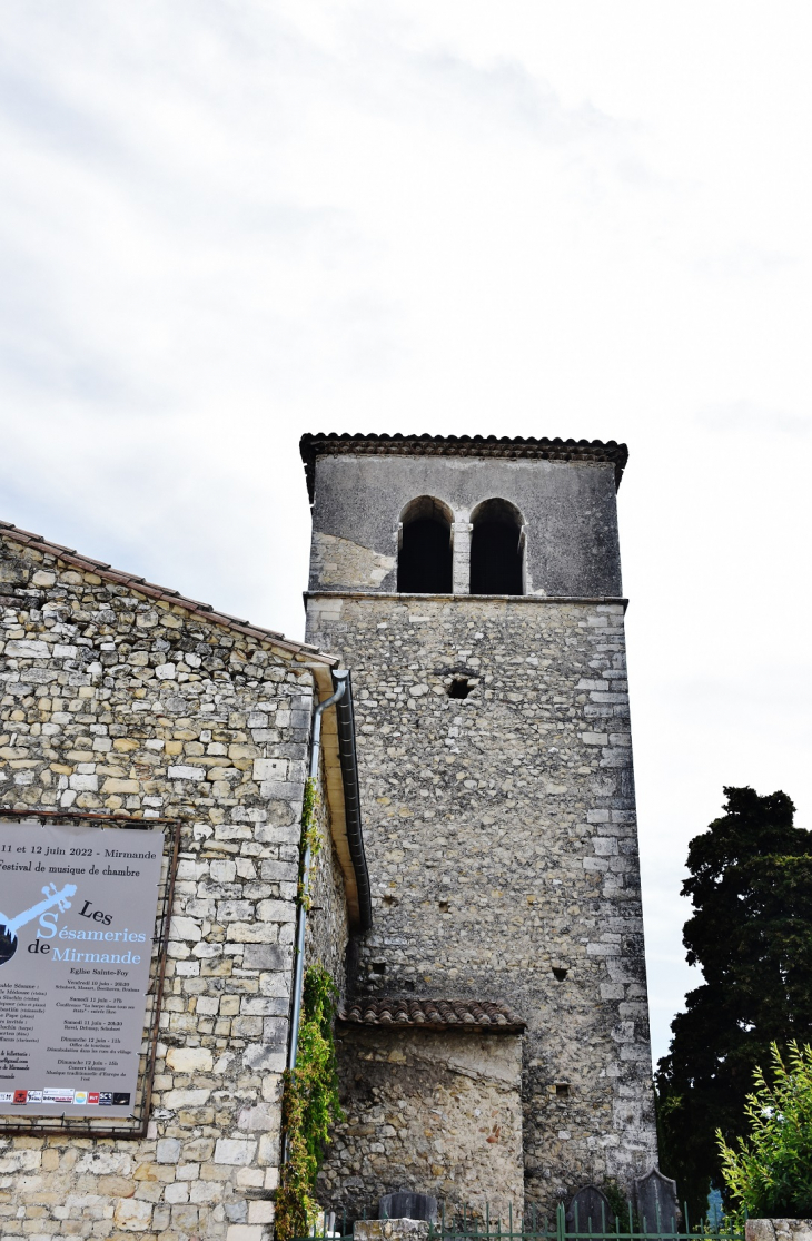 <<+église Sainte-Foy - Mirmande