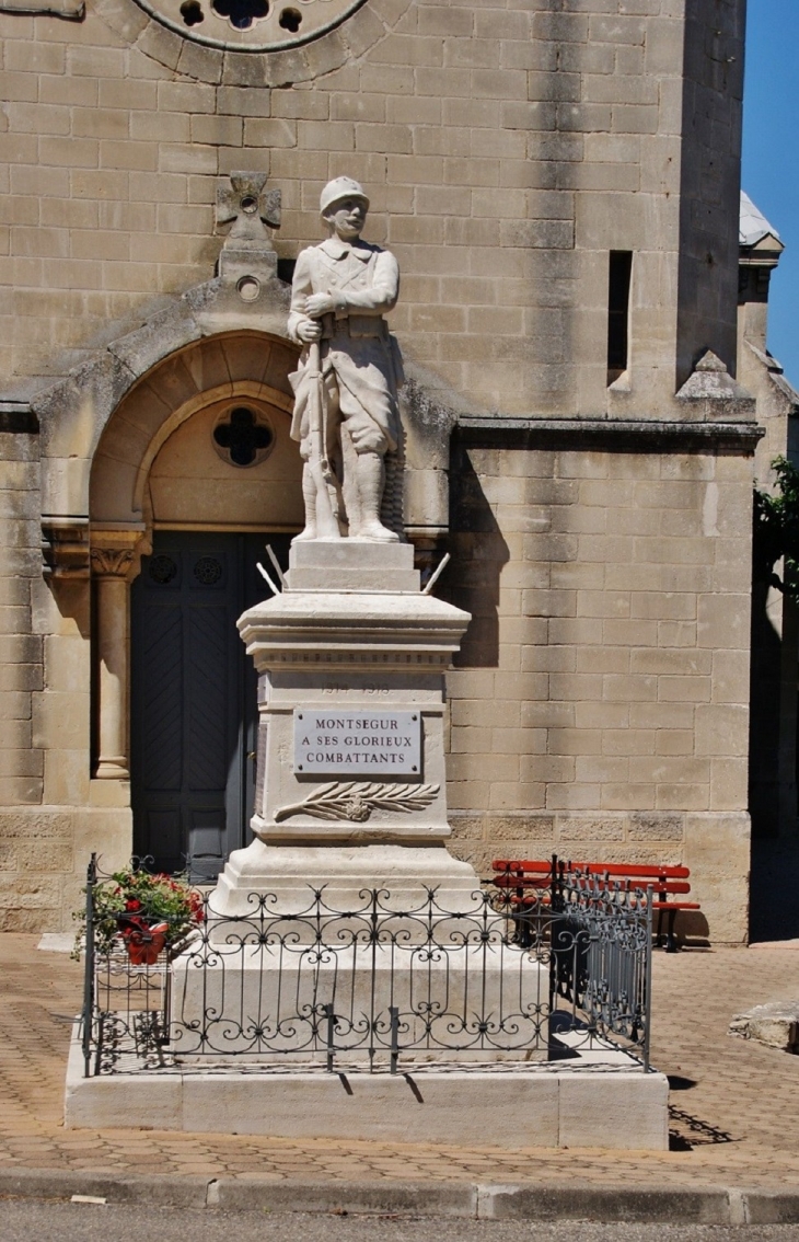 Monument-aux-Morts - Montségur-sur-Lauzon