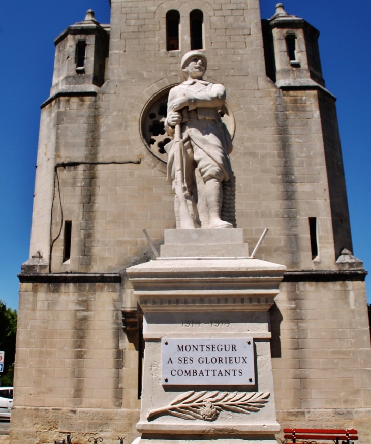 Monument-aux-Morts - Montségur-sur-Lauzon