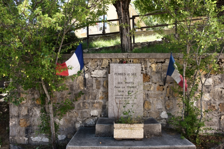 Monument-aux-Morts - Pennes-le-Sec