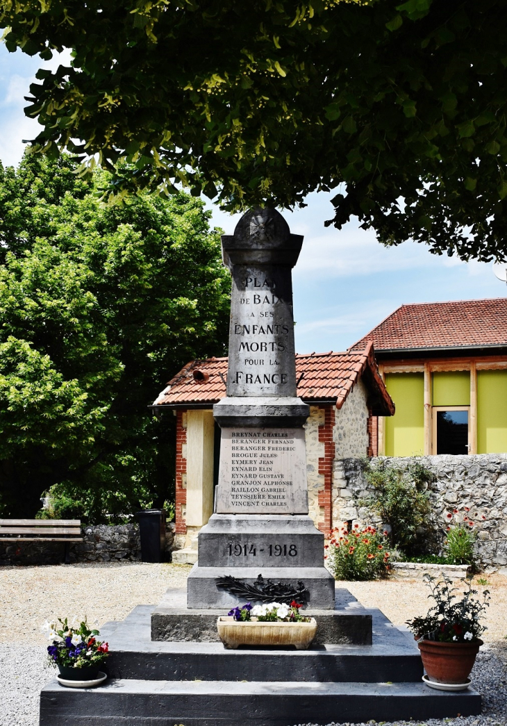 Monument-aux-Morts - Plan-de-Baix