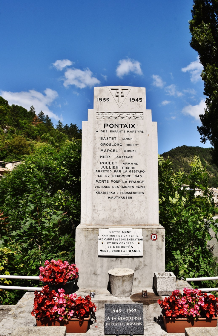 Monument-aux-Morts - Pontaix