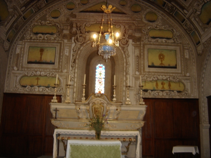 FRESQUE  DE L'EGLISE - Réauville