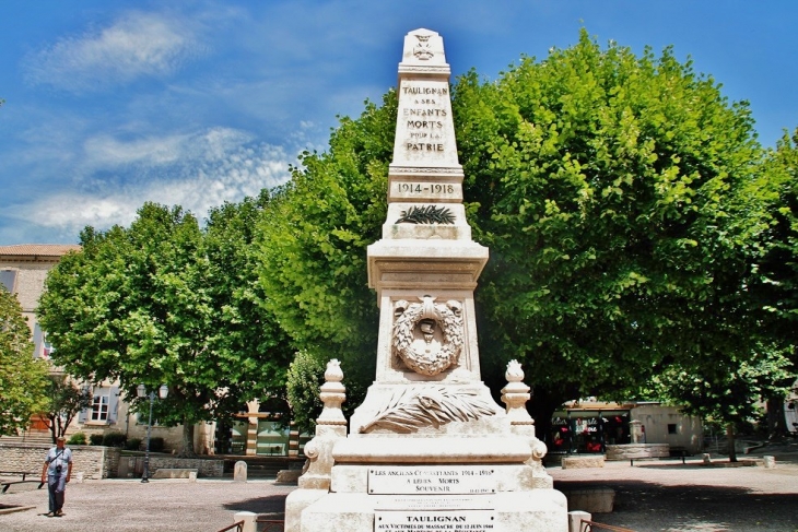 Monument-aux-Morts - Taulignan