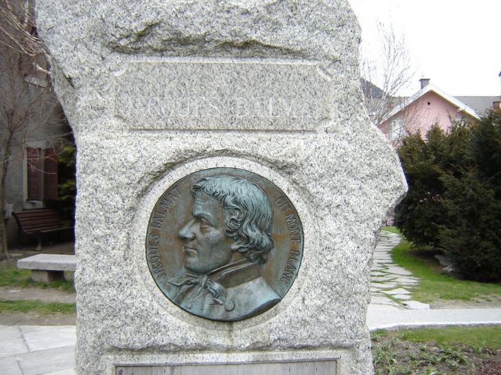 La stele de Jacques Balmat - Chamonix-Mont-Blanc