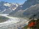 Photo suivante de Chamonix-Mont-Blanc Le nouveau téléphérique de la Mer de Glace et les Grandes Jorasses (carte postale de 1970)