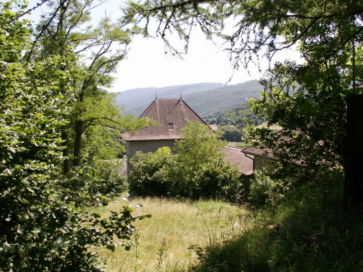 Château de Clermont vu depuis l'emplacement de l'ancien château