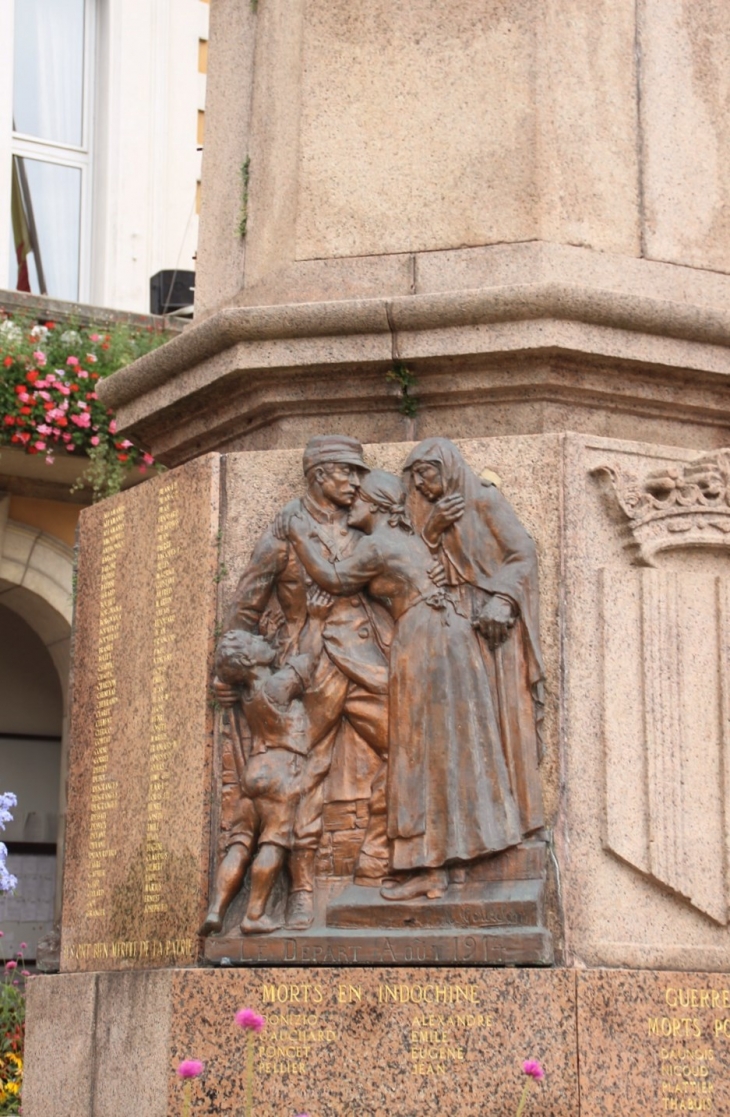 Monument-aux-Morts ( détail ) - Cluses