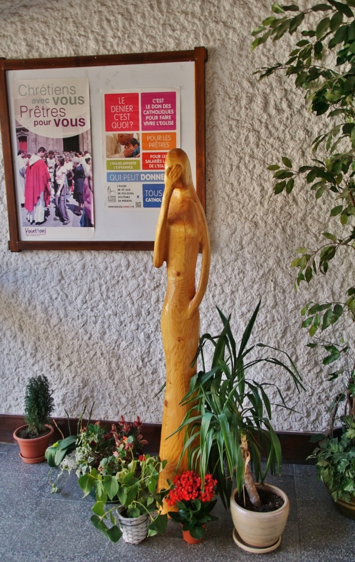 ²église Sainte-Foy ( Sculpture ) - La Clusaz