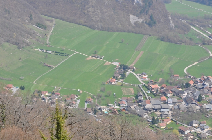 Village de Marlens depuis l'Epine