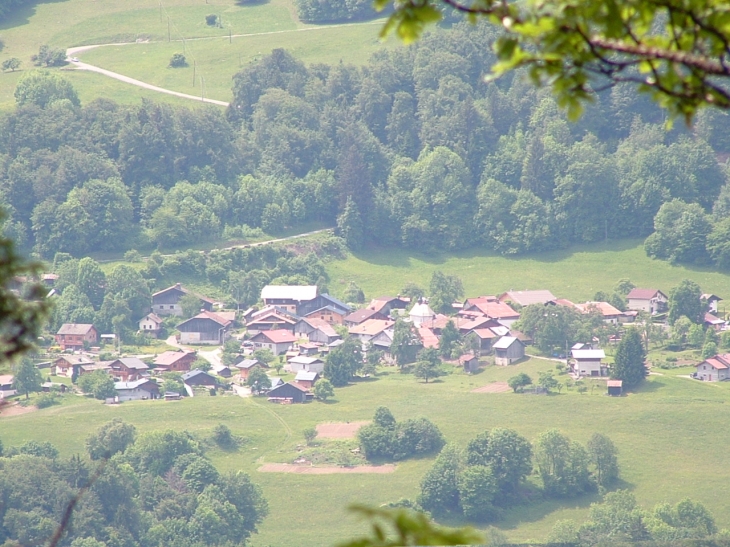 Vue du Chevran . - Nancy-sur-Cluses