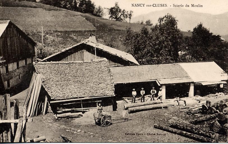 Scierie du moulin - Nancy-sur-Cluses