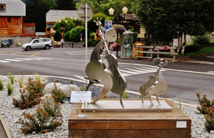 Sculpture de Charles-Stratos - Praz-sur-Arly