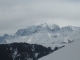 le mont blanc vue depuis le cret du midi