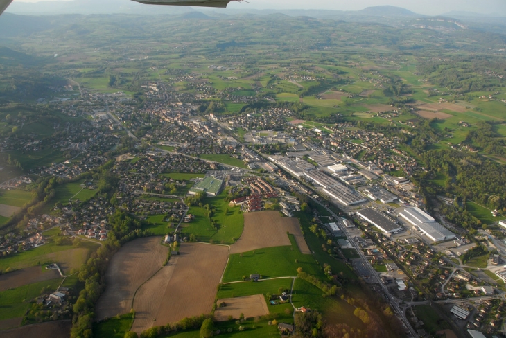 Vue aérienne - Rumilly