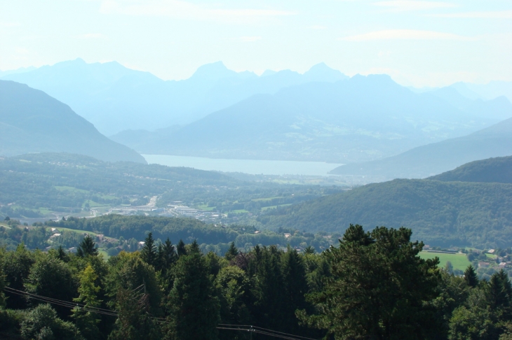 Vue du lac d'Annecy du Salève - Saint-Blaise