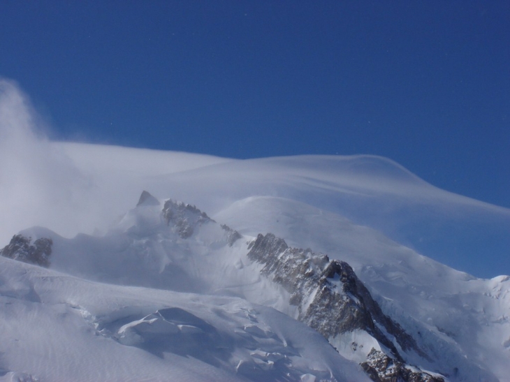 Le sommet du Mont Blanc ,vu de l'aiguille du midi - Saint-Gervais-les-Bains