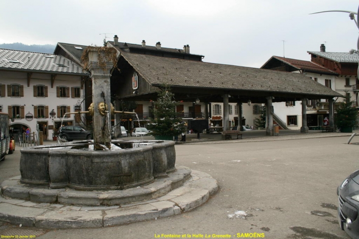 La Fontaine et la Halle 