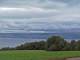 vue sur le lac Léman et Lausanne en Suisse