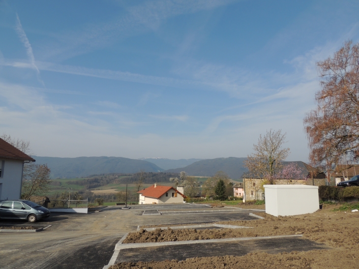 Les travaux bientôt terminés au centre du village - Thusy