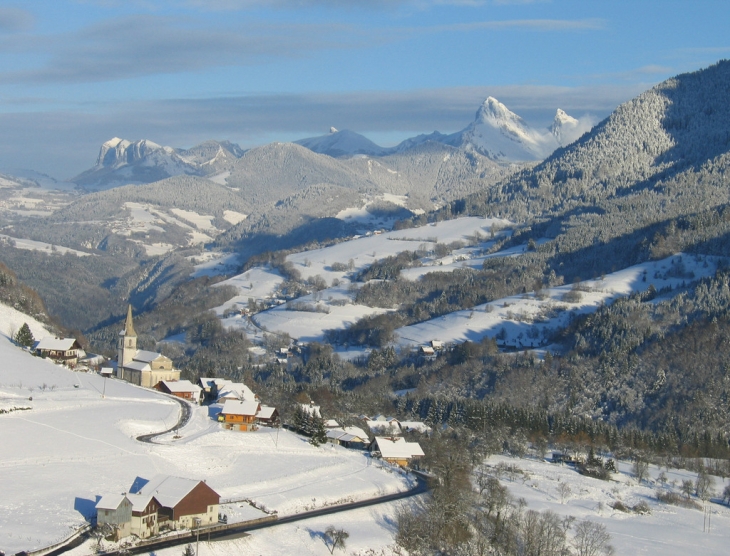 Vue hivernale - Vailly