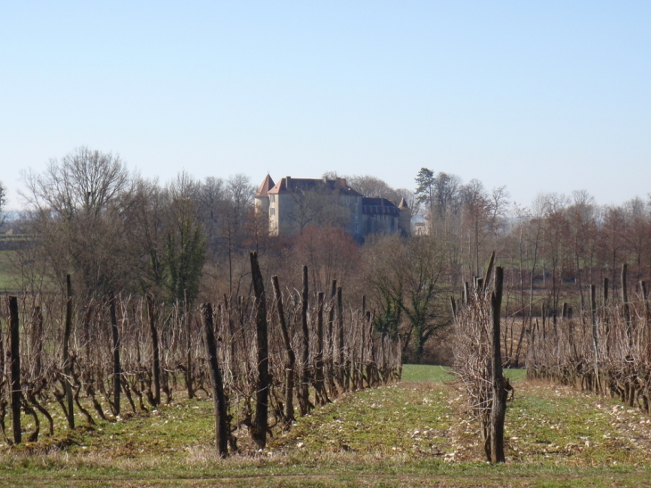 Façade Nord du château de Paul Claudel - Brangues