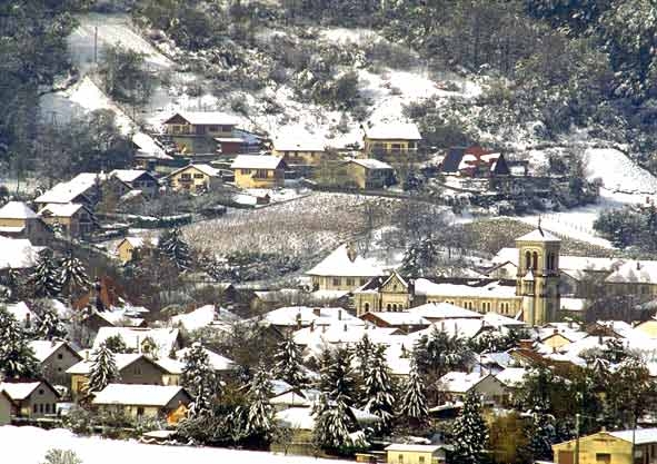 Chapareillan sous la neige