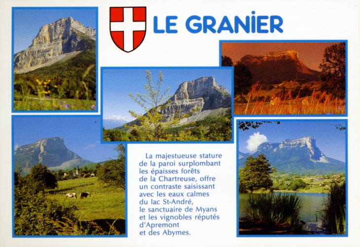 Le granier (carte postale). - Chapareillan