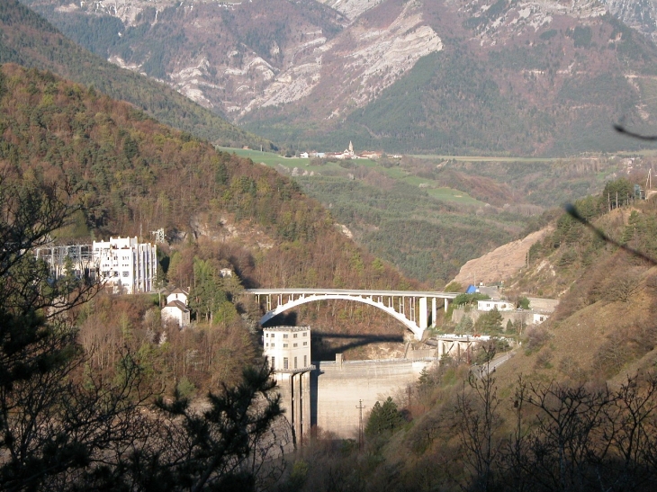 Barrage du Sautet - Corps