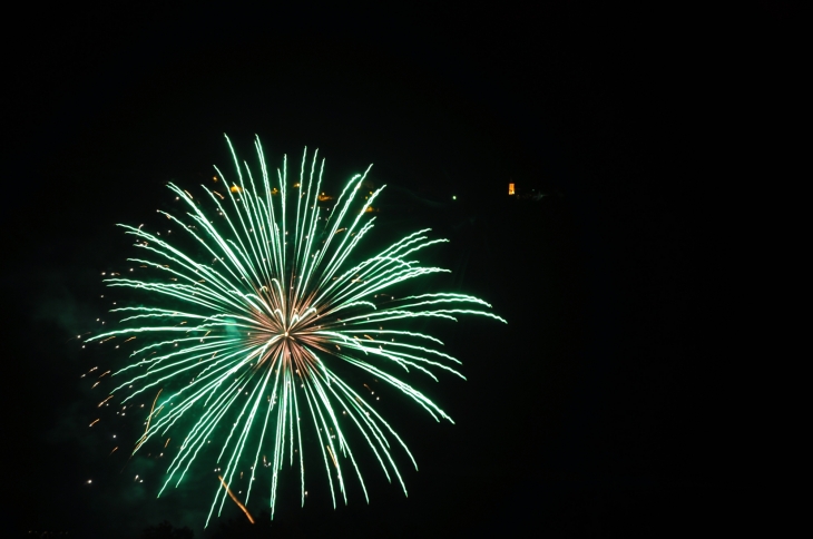 Feux d'artifice sur le Lac du Sautet - Corps