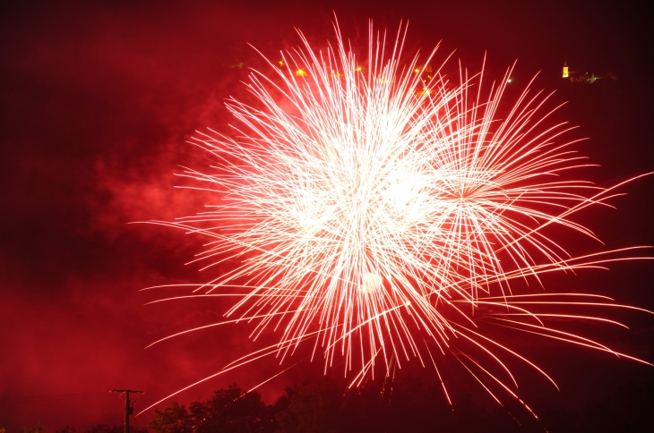 Feux d'artifice sur le Lac du Sautet - Corps