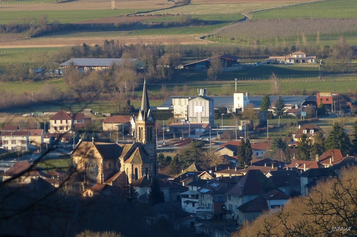 Izeaux vu depuis Saint Paul.