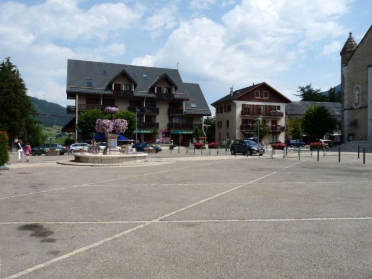 La place du village - Lans-en-Vercors