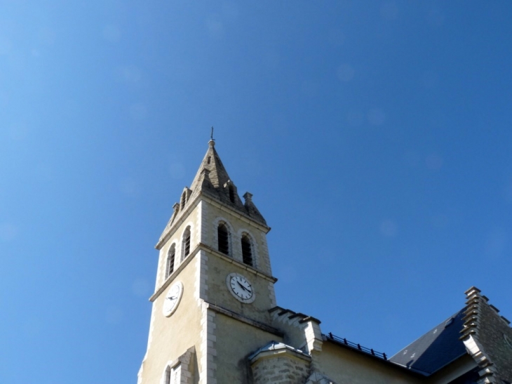 Le clocher de l'église - Méaudre